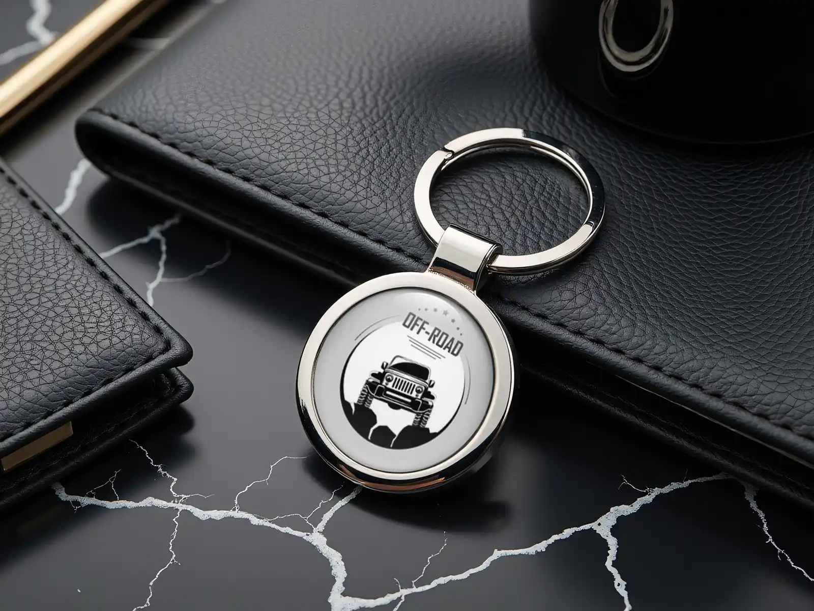 Metal Keychain Domed Design Limited Edition